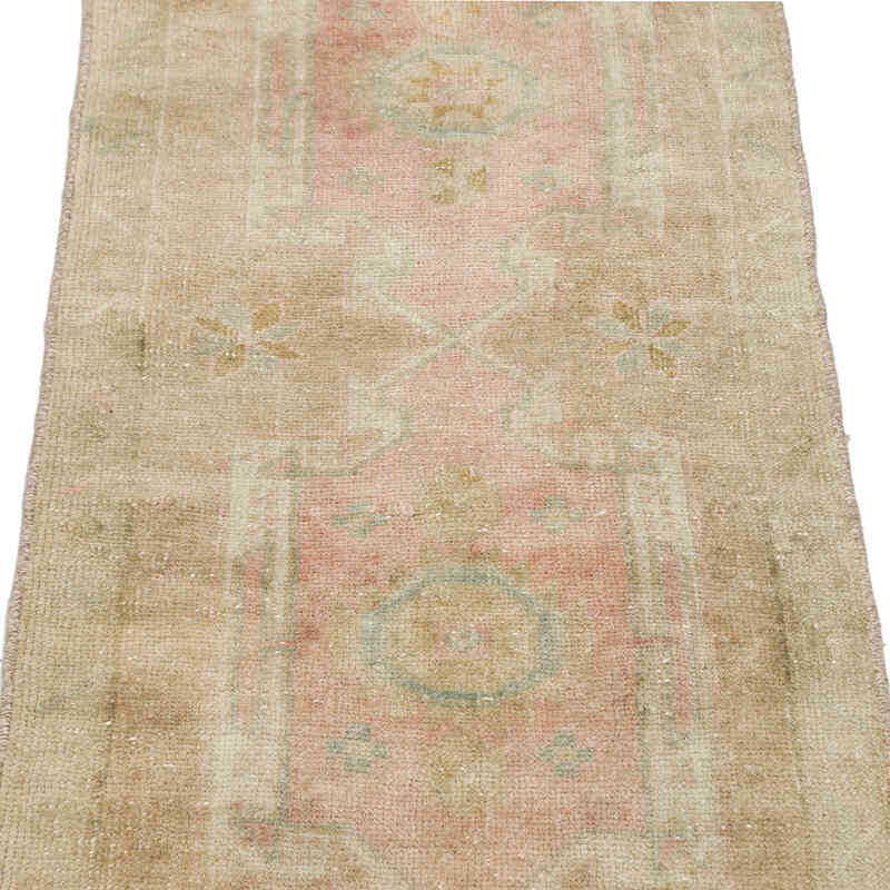 Vintage Turkish Hand-Knotted Rug - 1' 6" x 3' 3" (18" x 39") - K0075150