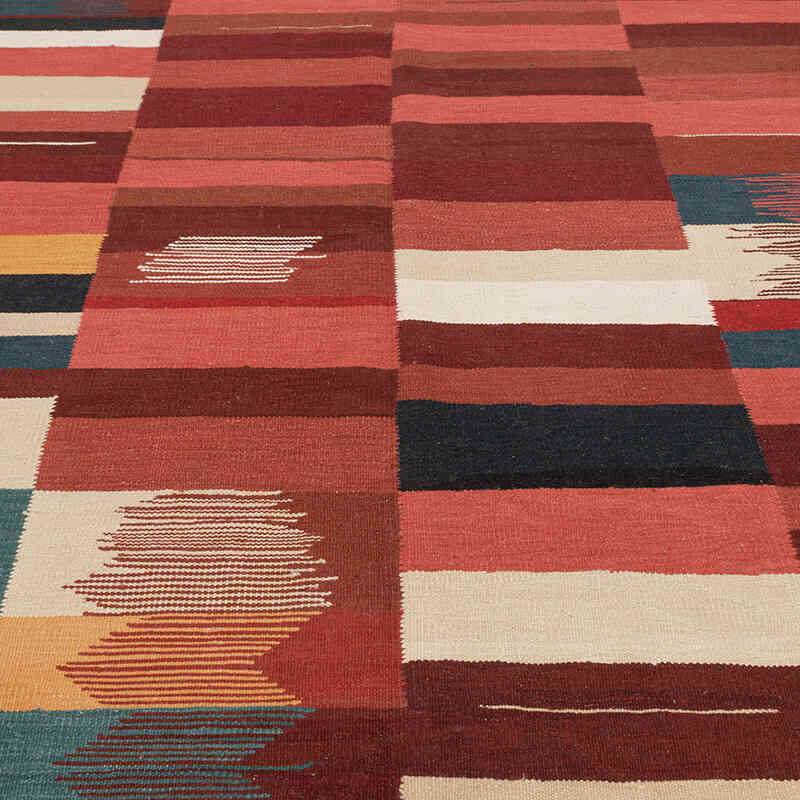 Yeni Kök Boya El Dokuma Kilim - 198 cm x 291 cm - K0075170