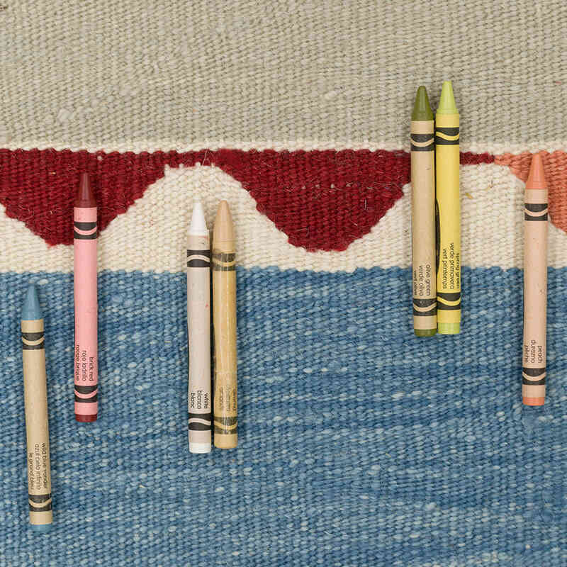 Yeni Kök Boya El Dokuma Yolluk Kilim - 88 cm x 340 cm - K0075173