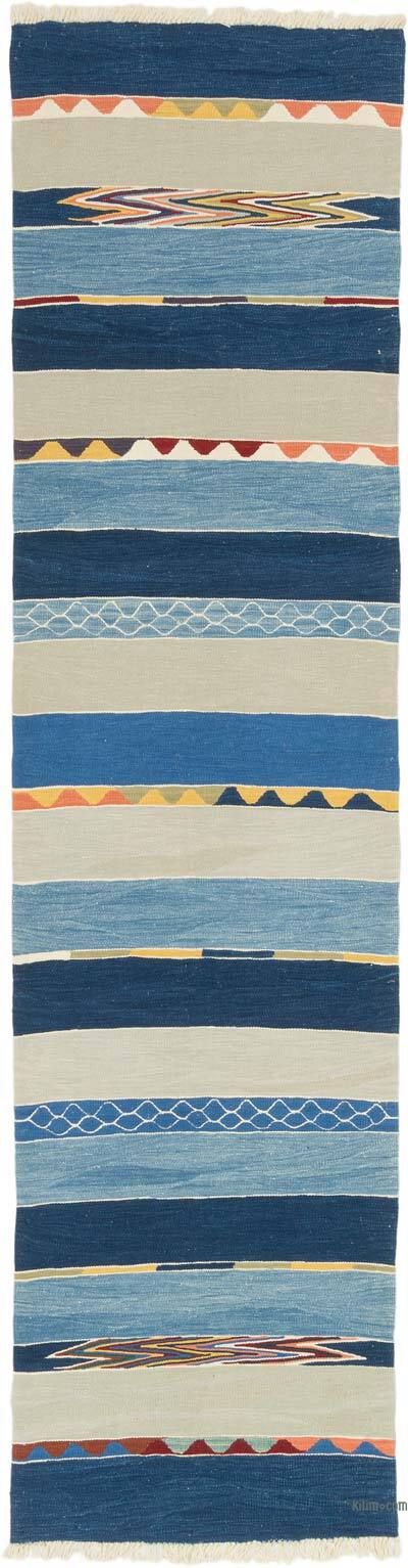 Yeni Kök Boya El Dokuma Yolluk Kilim - 88 cm x 340 cm