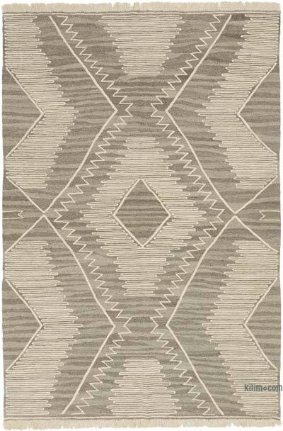 New Handwoven Turkish Kilim Rug - 6' 9" x 10'  (81" x 120")