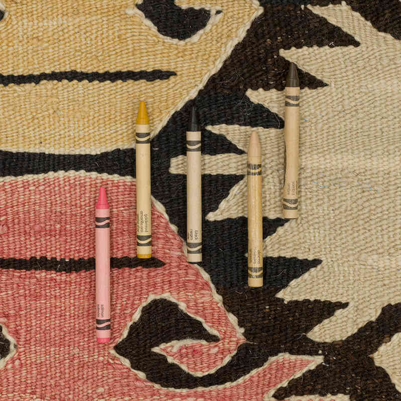 New Handwoven Turkish Kilim Rug - 5' 9" x 7' 9" (69" x 93") - K0075179