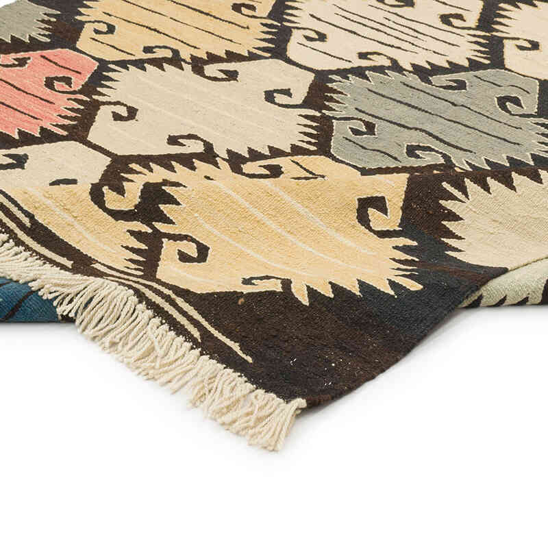 New Handwoven Turkish Kilim Rug - 5' 9" x 7' 9" (69" x 93") - K0075179