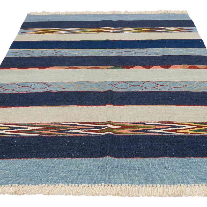 Nueva Alfombra Turca Kilim - 126 cm x 188 cm - K0075180
