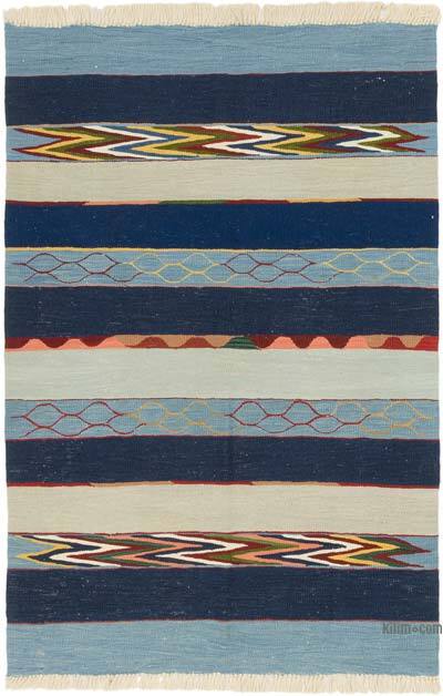 New Handwoven Turkish Kilim Rug - 4' 2" x 6' 2" (50" x 74")