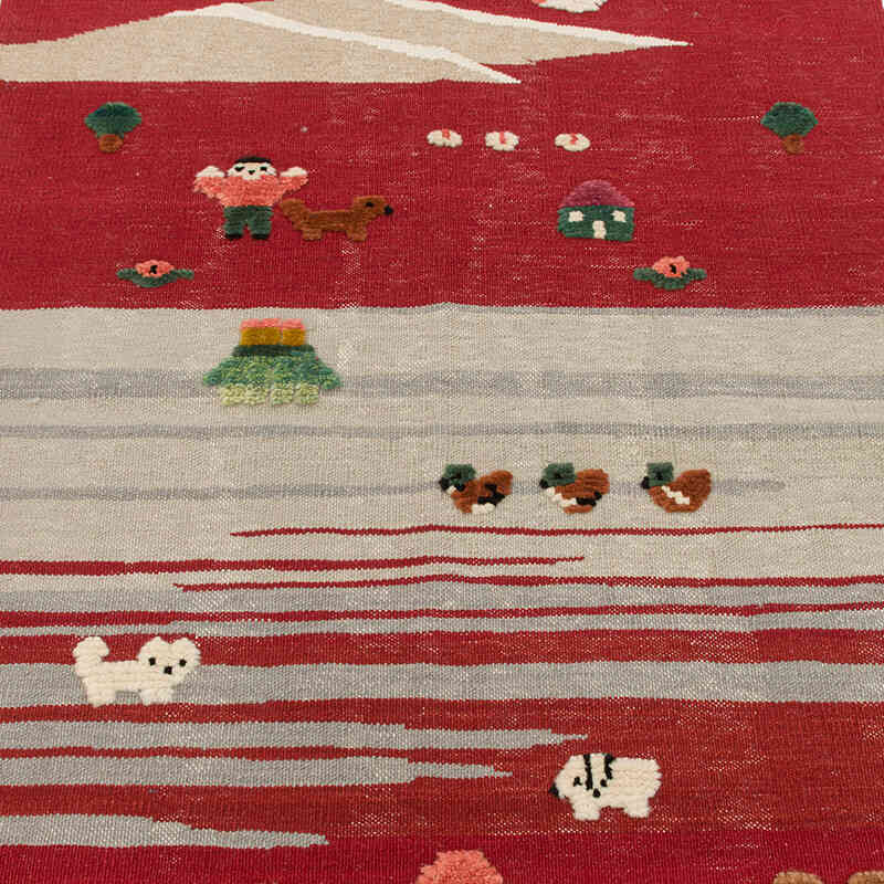 Nueva Alfombra Turca Kilim - 105 cm x 145 cm - K0075184