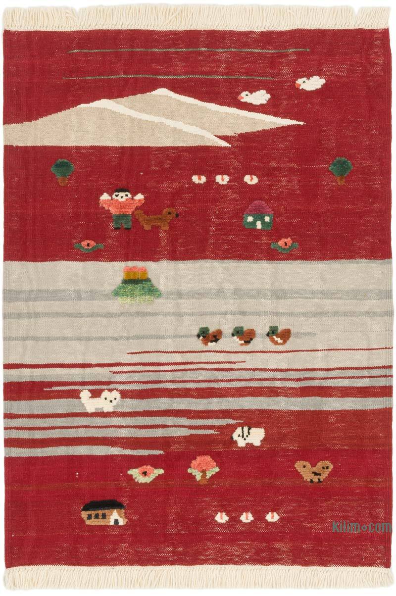 Nueva Alfombra Turca Kilim - 105 cm x 145 cm - K0075184