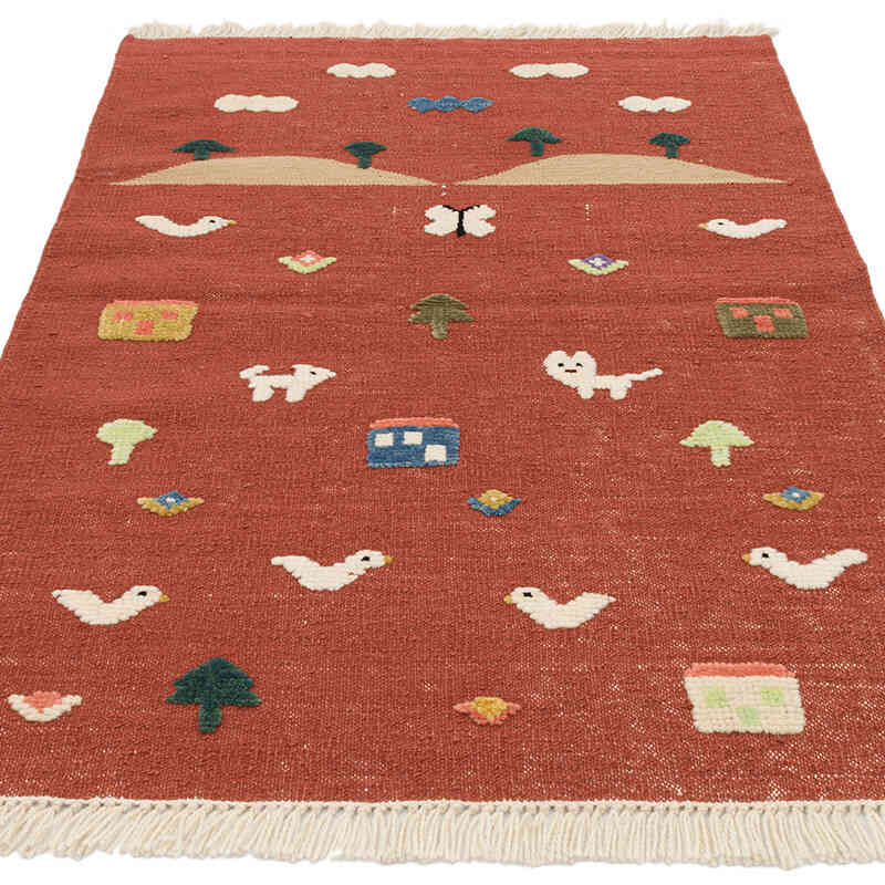 Nueva Alfombra Turca Kilim - 101 cm x 142 cm - K0075185