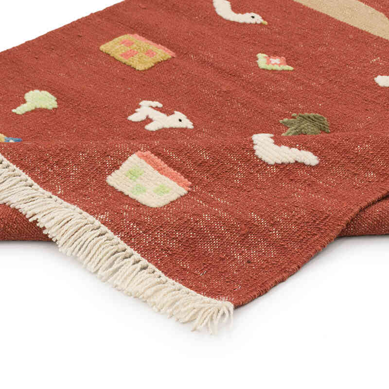 Nueva Alfombra Turca Kilim - 101 cm x 142 cm - K0075185