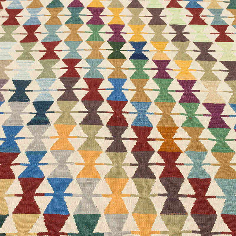 New Handwoven Turkish Kilim Rug - 4' 2" x 5' 9" (50" x 69") - K0075187