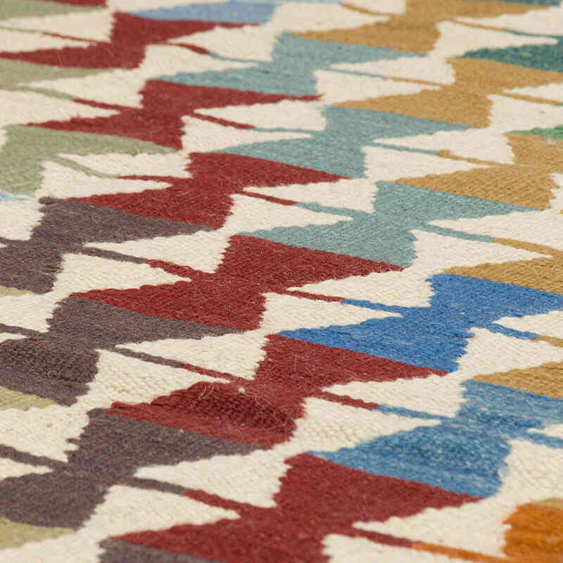 New Handwoven Turkish Kilim Rug - 4' 2" x 5' 9" (50" x 69") - K0075187