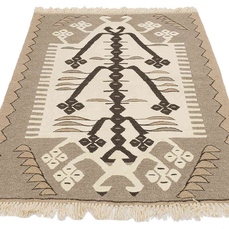 Nueva Alfombra Turca Kilim - 94 cm x 122 cm - K0075188