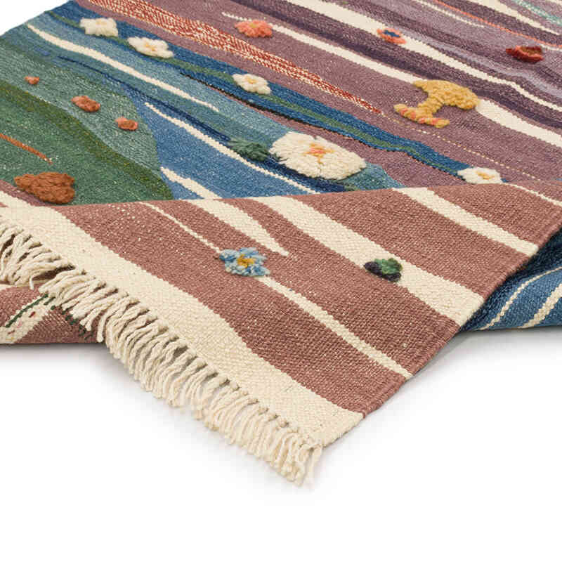 Nueva Alfombra Turca Kilim - 105 cm x 156 cm - K0075189