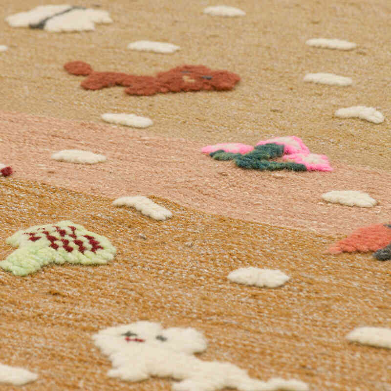 Yeni Kök Boya El Dokuma Kilim - 92 cm x 157 cm - K0075190