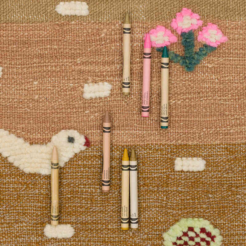 Yeni Kök Boya El Dokuma Kilim - 92 cm x 157 cm - K0075190