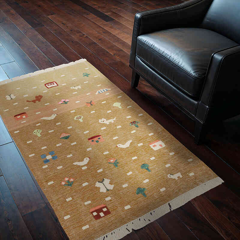 Yeni Kök Boya El Dokuma Kilim - 92 cm x 157 cm - K0075190