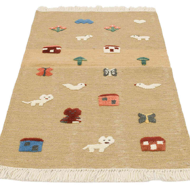 Nueva Alfombra Turca Kilim - 72 cm x 120 cm - K0075192