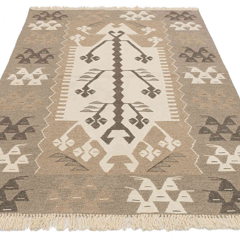 Nueva Alfombra Turca Kilim - 113 cm x 165 cm - K0075194