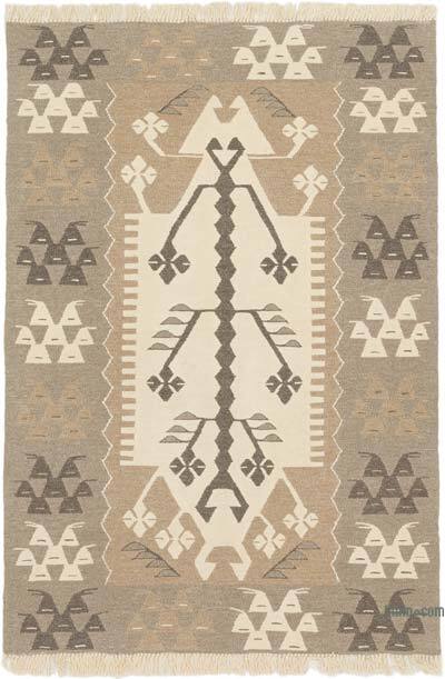 Yeni Kök Boya El Dokuma Kilim - 113 cm x 165 cm