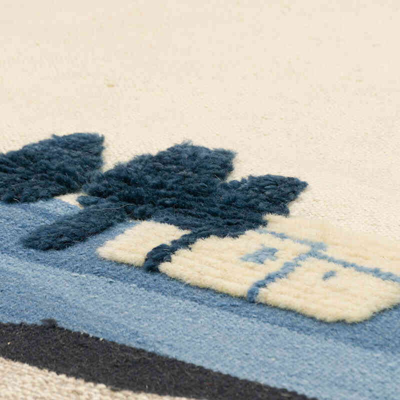 New Handwoven Turkish Kilim Rug - 3' 1" x 4' 3" (37" x 51") - K0075196
