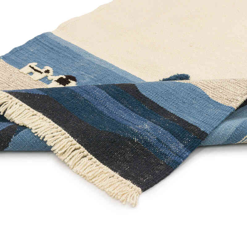 New Handwoven Turkish Kilim Rug - 3' 1" x 4' 3" (37" x 51") - K0075196