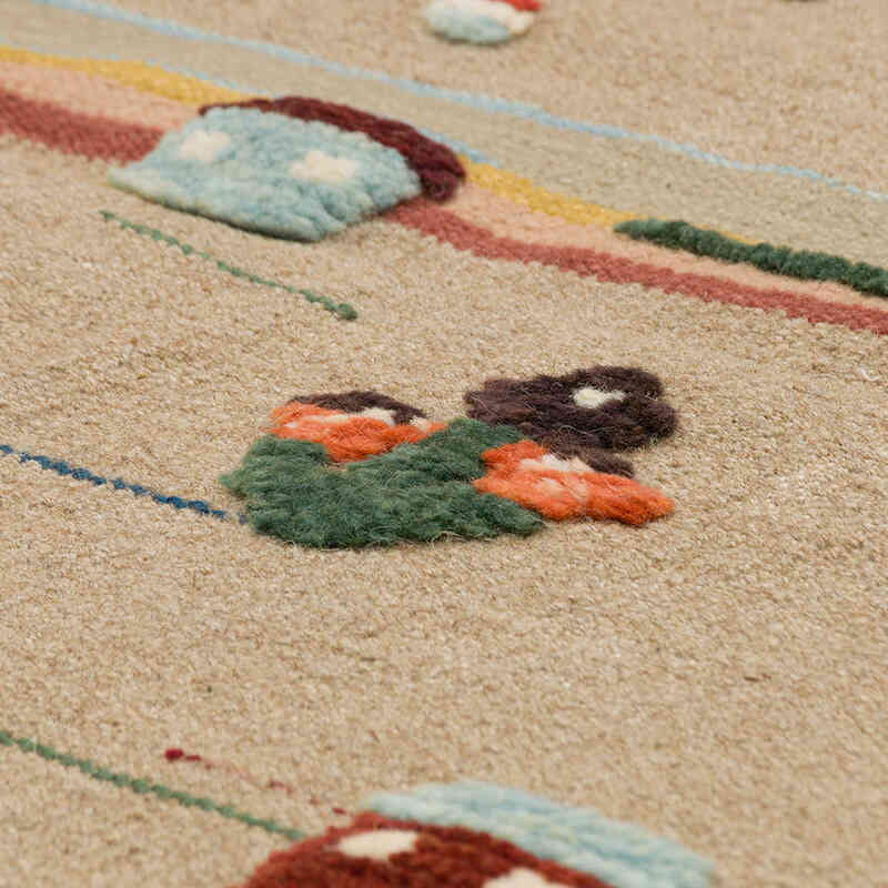 New Handwoven Turkish Kilim Rug - 3' 1" x 5' 8" (37" x 68") - K0075197