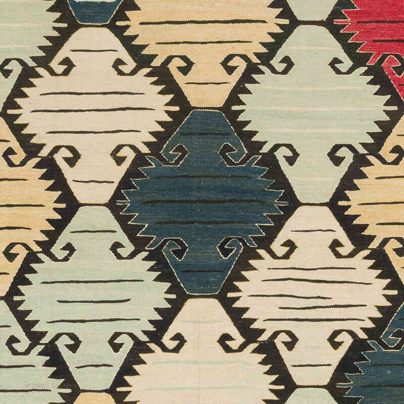 New Handwoven Turkish Kilim Rug - 6' 9" x 9' 9" (81" x 117") - K0075200