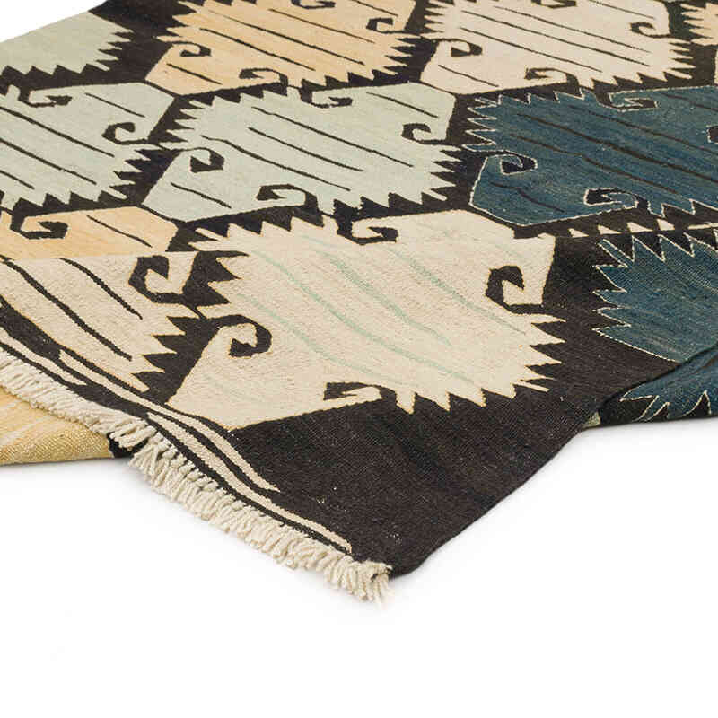 New Handwoven Turkish Kilim Rug - 6' 9" x 9' 9" (81" x 117") - K0075200