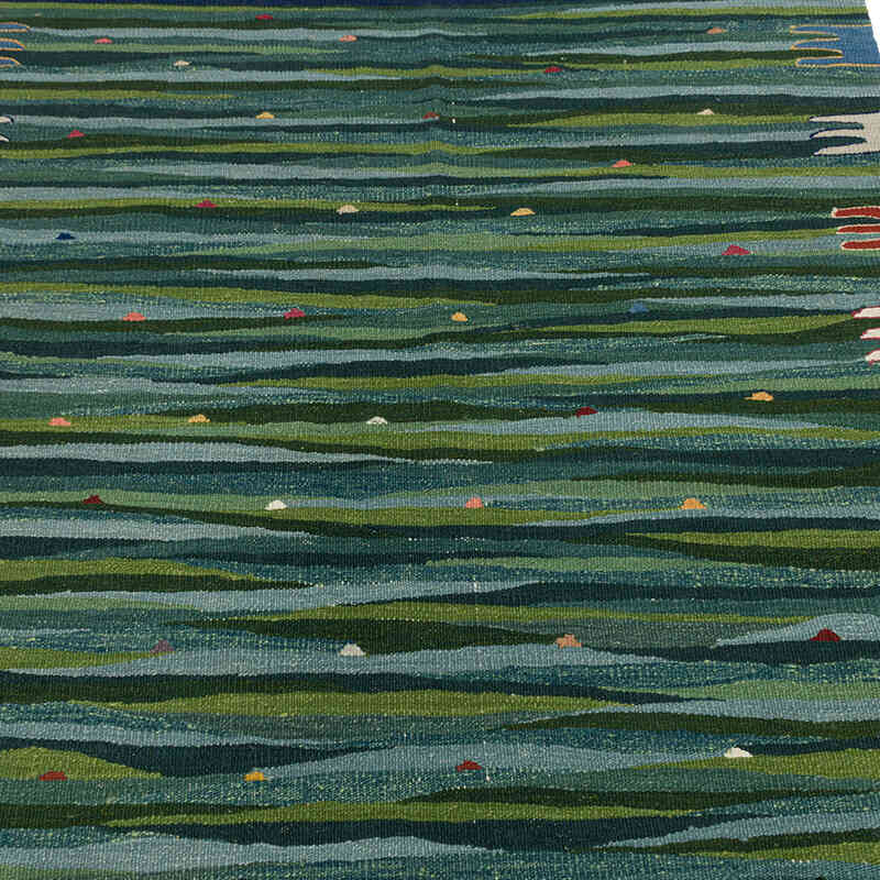 Nueva Alfombra Turca Kilim - 129 cm x 177 cm - K0075201