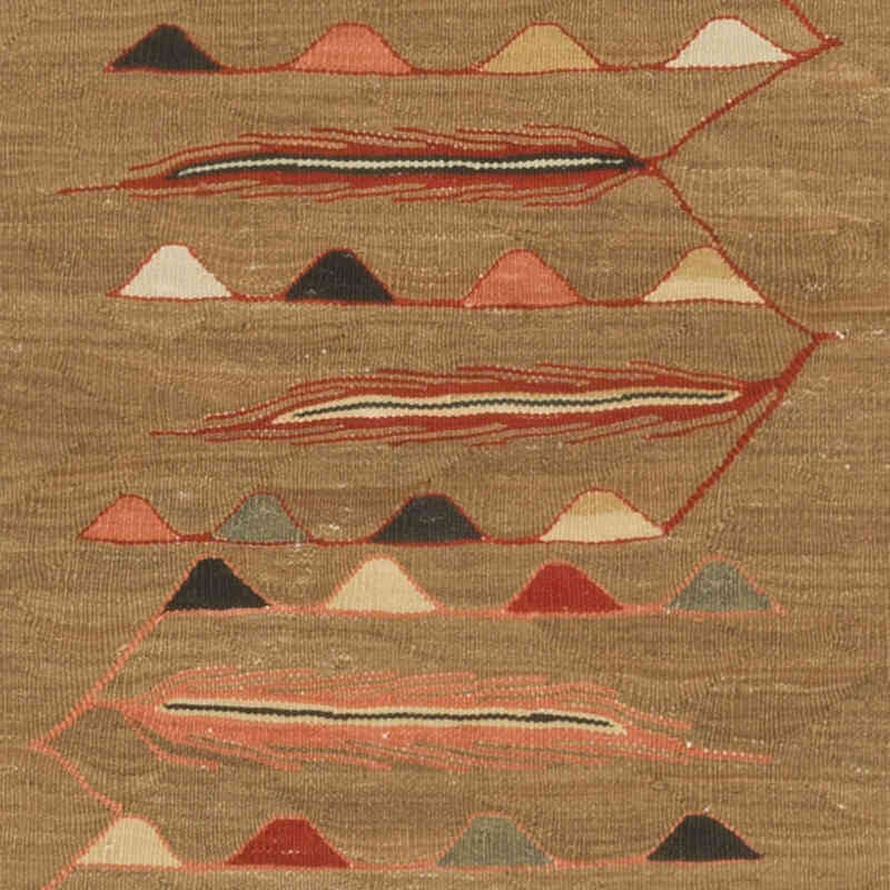 Yeni Kök Boya El Dokuma Kilim - 88 cm x 123 cm - K0075203