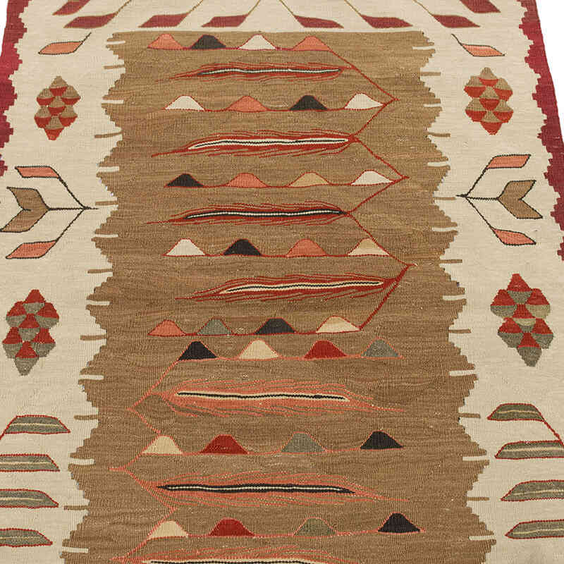 Yeni Kök Boya El Dokuma Kilim - 88 cm x 123 cm - K0075203