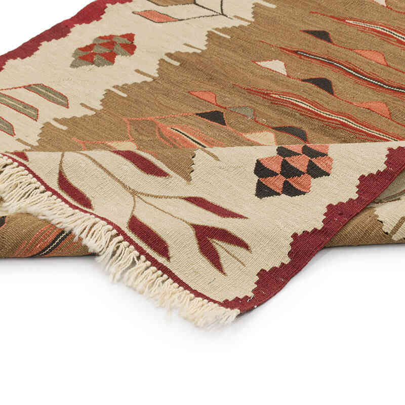 Yeni Kök Boya El Dokuma Kilim - 88 cm x 123 cm - K0075203