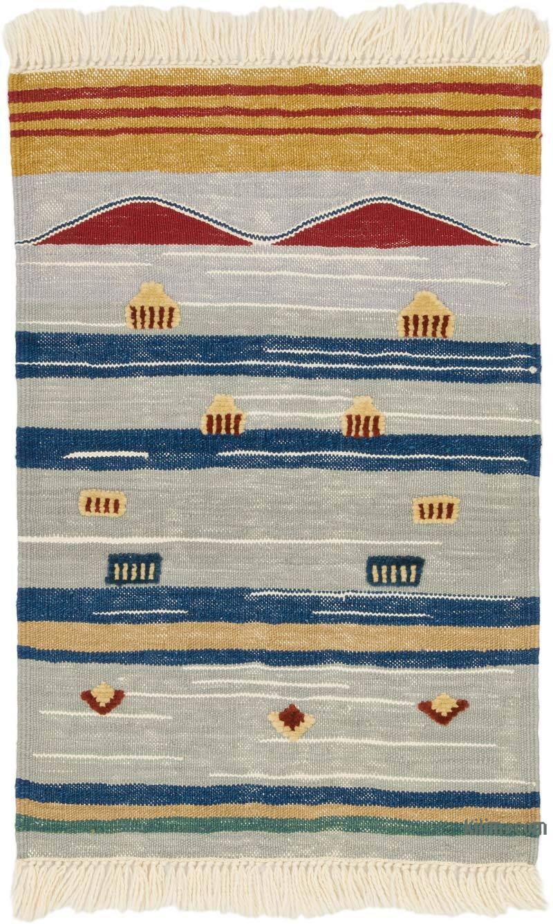 Yeni Kök Boya El Dokuma Kilim - 67 cm x 100 cm - K0075209
