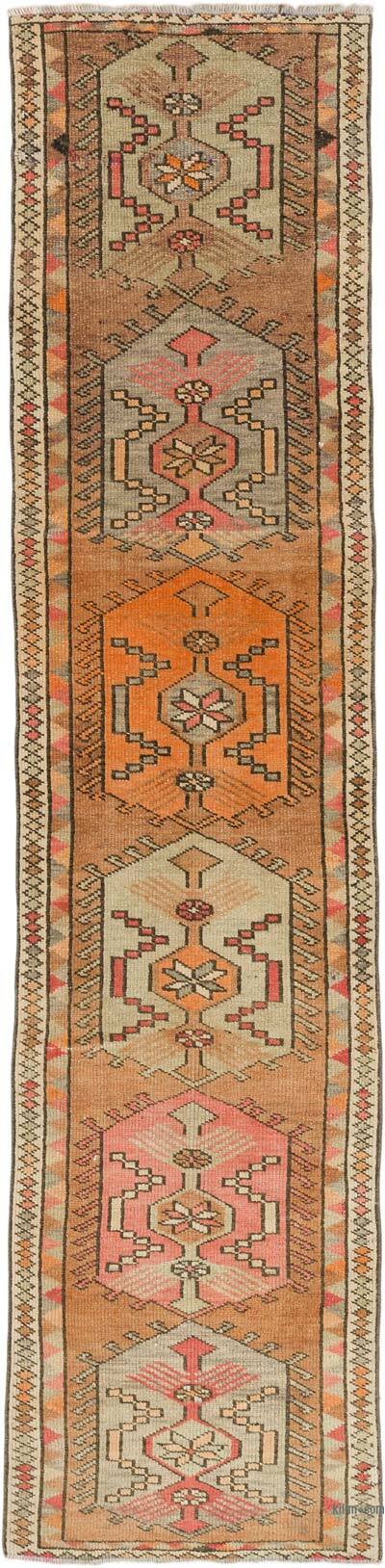 Vintage Tribal Runner Rug - 2' 10" x 11' 3" (34" x 135")