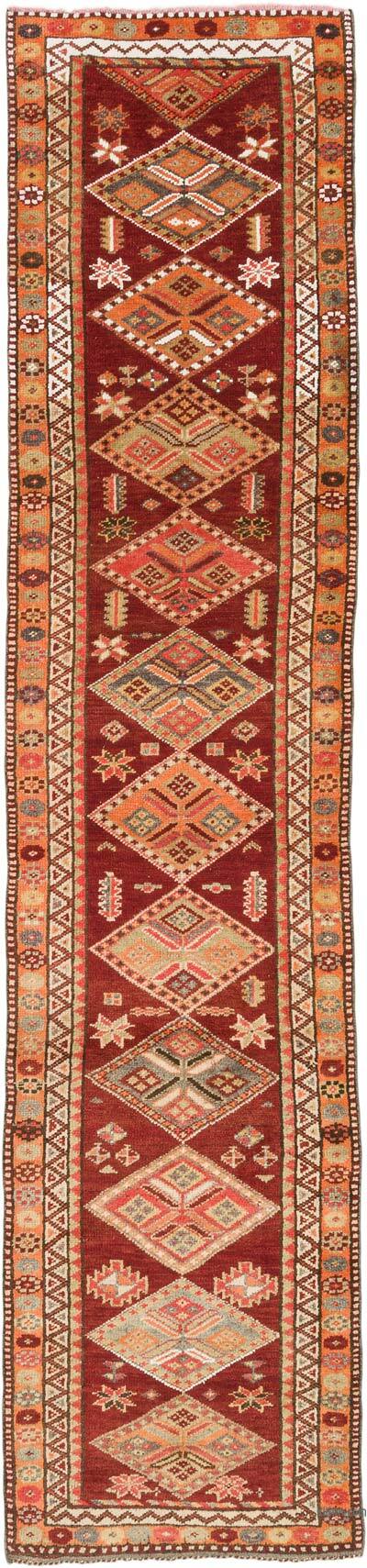 Vintage Tribal Runner Rug - 2' 10" x 12' 2" (34" x 146")