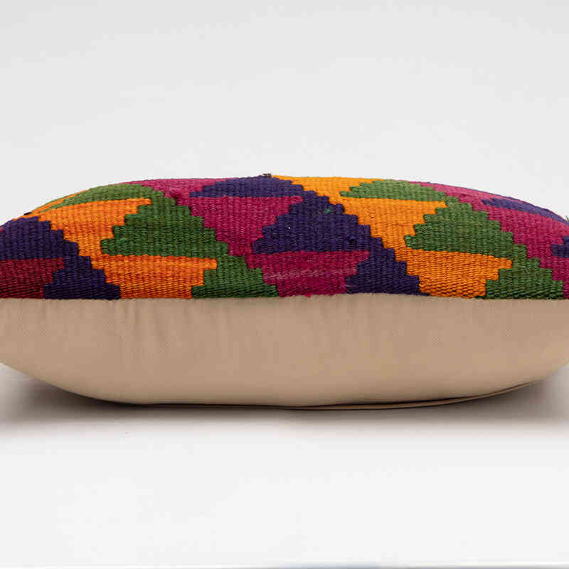 Kilim Pillow Cover - 1' 8" x 1'  (20" x 12") - K0075224