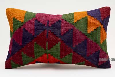 Kilim Pillow Cover - 1' 8" x 1'  (20" x 12")