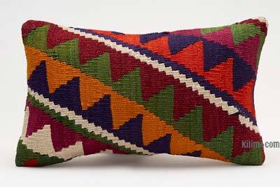 Kilim Pillow Cover - 1' 8" x 1'  (20" x 12")