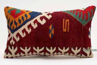 Kilim Pillow Cover - 1' 8" x 1'  (20" x 12")