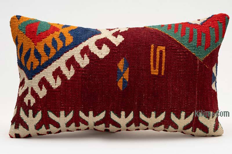 Kilim Pillow Cover - 1' 8" x 1'  (20" x 12") - K0075296