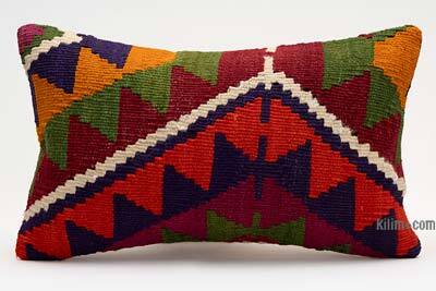 Kilim Pillow Cover - 1' 8" x 1'  (20" x 12")