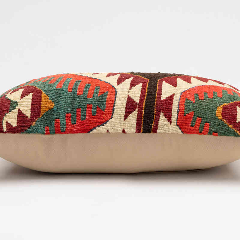 Kilim Yastık Kılıfı - 50 cm x 30 cm - K0075347