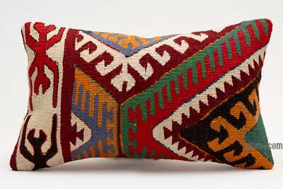 Kilim Pillow Cover - 1' 8" x 1'  (20" x 12")