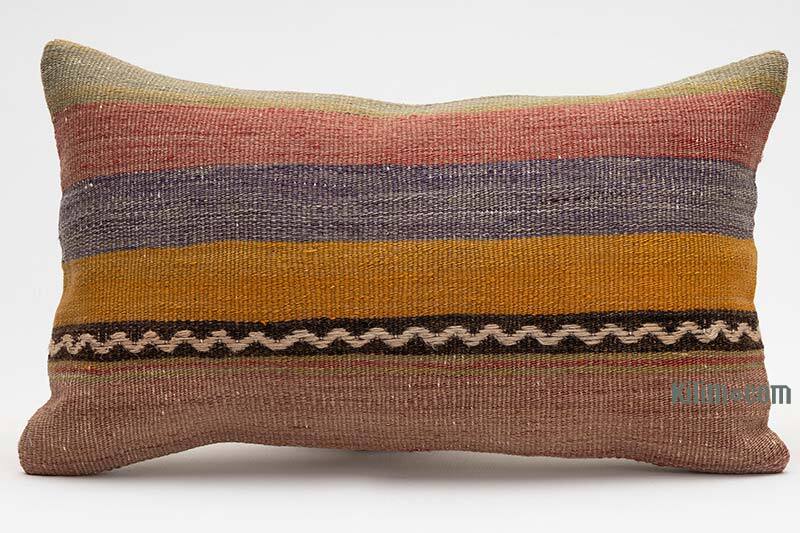 Kilim Yastık Kılıfı - 50 cm x 30 cm - K0075397