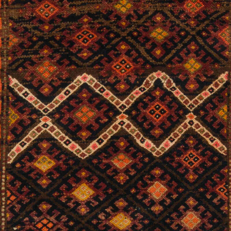 Vintage Tribal Runner Rug - 3' 2" x 12' 9" (38" x 153") - K0075410