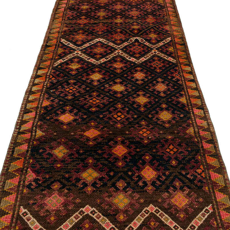 Vintage Tribal Runner Rug - 3' 2" x 12' 9" (38" x 153") - K0075410