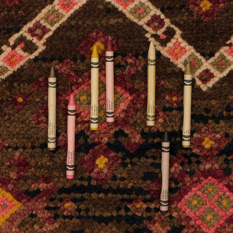 Vintage Tribal Runner Rug - 3' 2" x 12' 9" (38" x 153") - K0075410