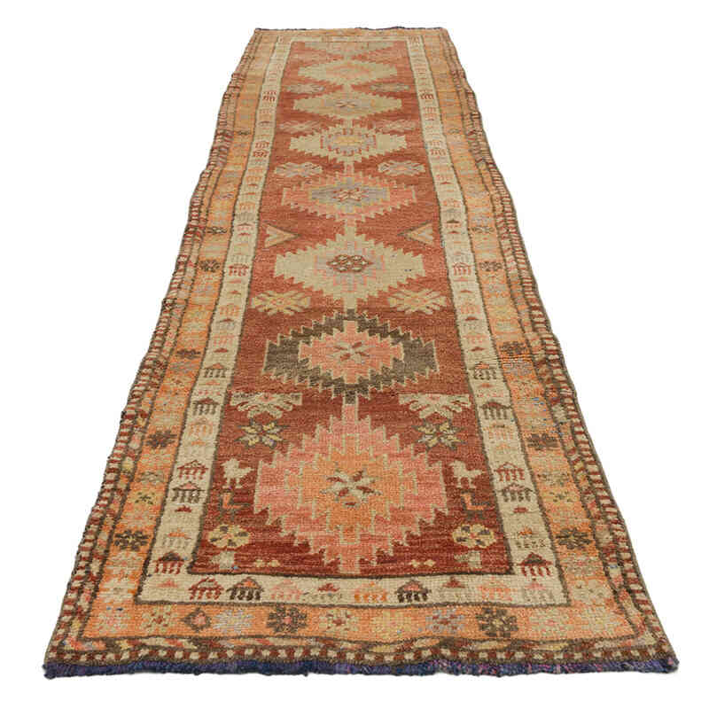 Vintage Anadolu Yolluk - 81 cm x 313 cm - K0075415