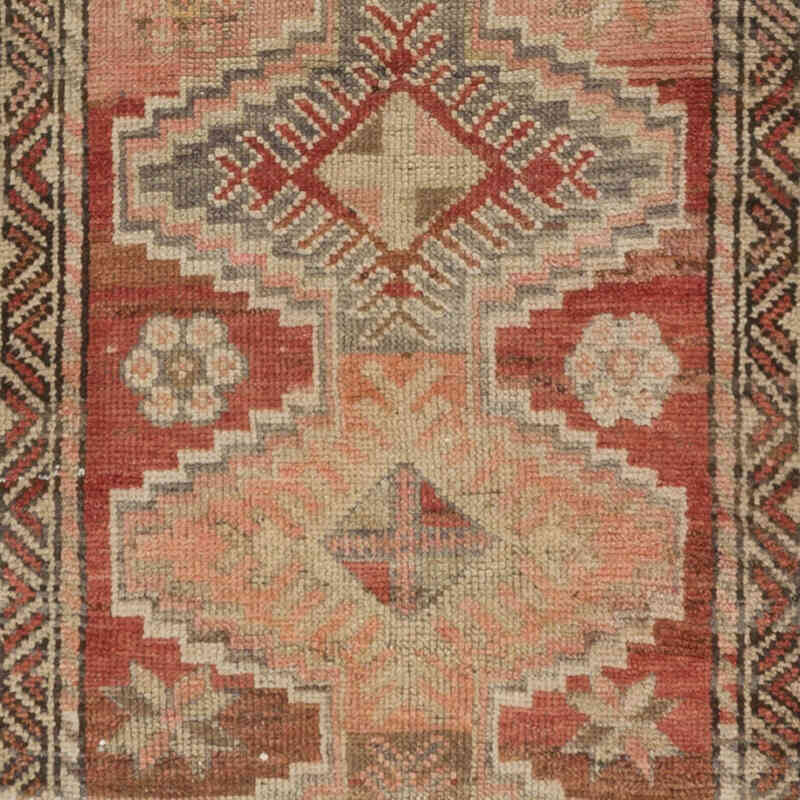 Vintage Tribal Runner Rug - 3' 1" x 10' 10" (37" x 130") - K0075416