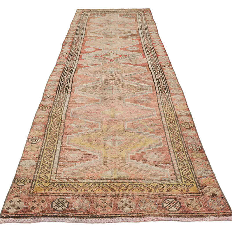 Vintage Tribal Runner Rug - 3' 1" x 10' 10" (37" x 130") - K0075416